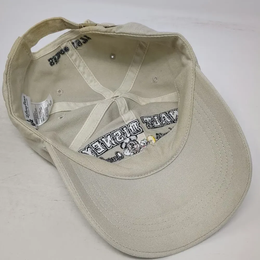 Disney Parks Baseball Cap Beige One Size Mickey Mouse Since 1971 Slideback Hat